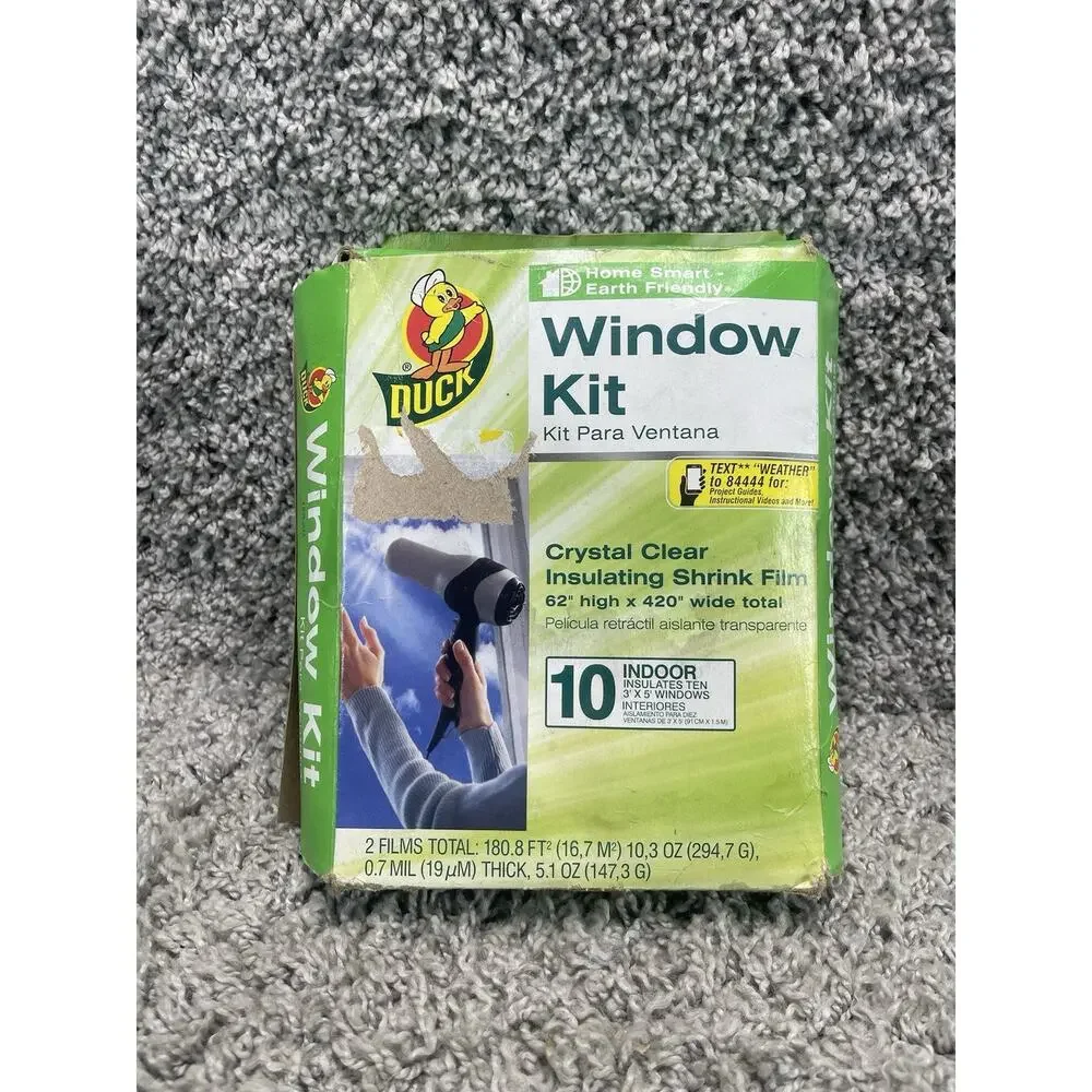 Duck Indoor 10 Window Shrink Film Insulation 62